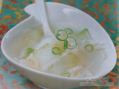 冬瓜粥主治水肿